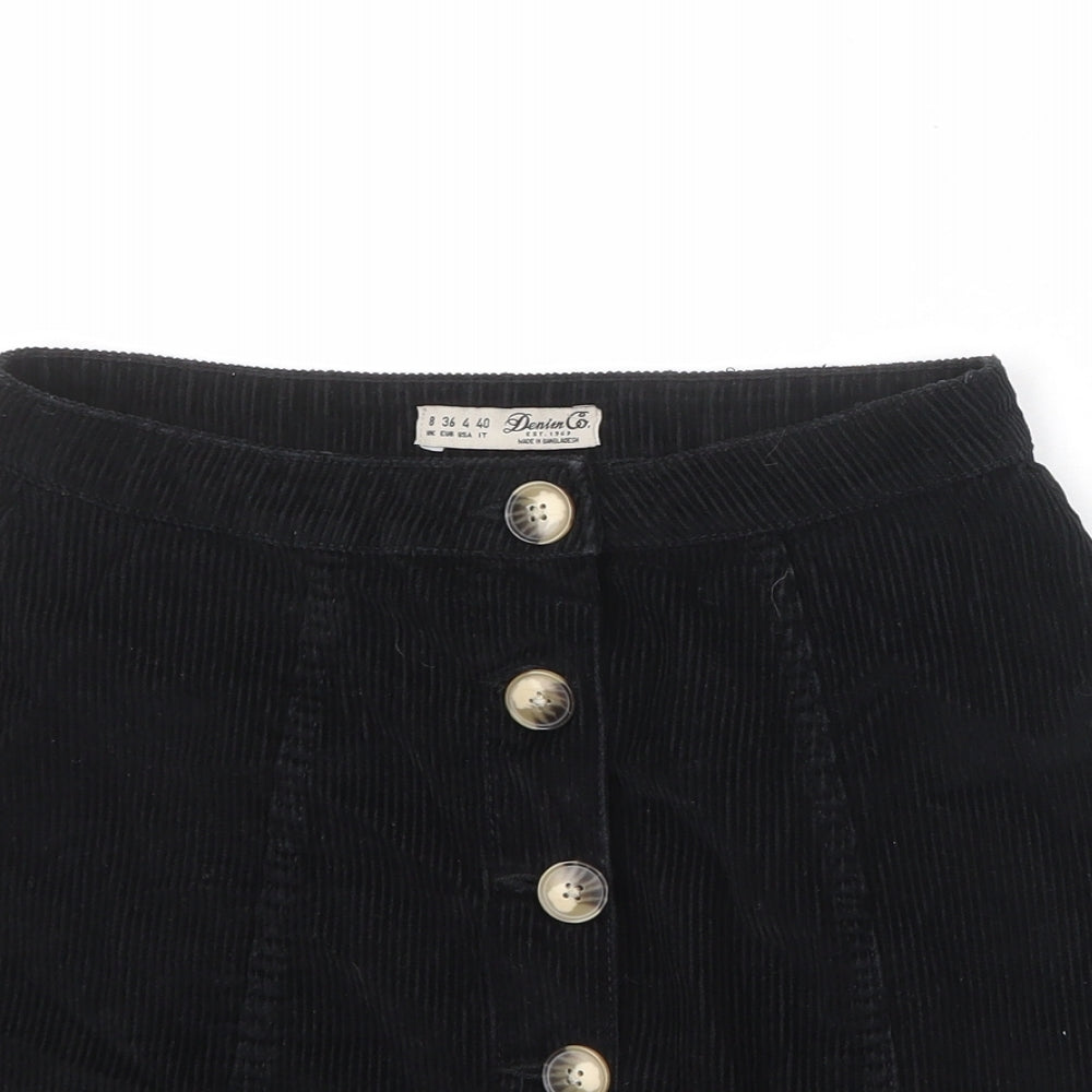Womens UK Size 8 Denim & Co. A-Line Corduroy Skirt