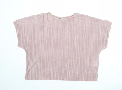 Womens UK Size 8 ASOS Pink Basic Blouse