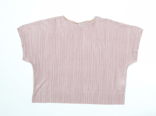 Womens UK Size 8 ASOS Pink Basic Blouse