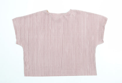 Womens UK Size 8 ASOS Pink Basic Blouse