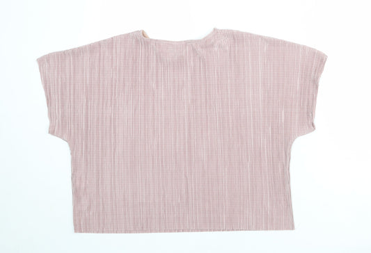 Womens UK Size 8 ASOS Pink Basic Blouse