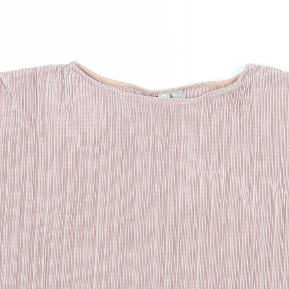 Womens UK Size 8 ASOS Pink Basic Blouse