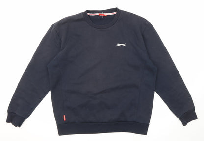 Mens UK Size L Slazenger Blue Pullover Sweatshirt