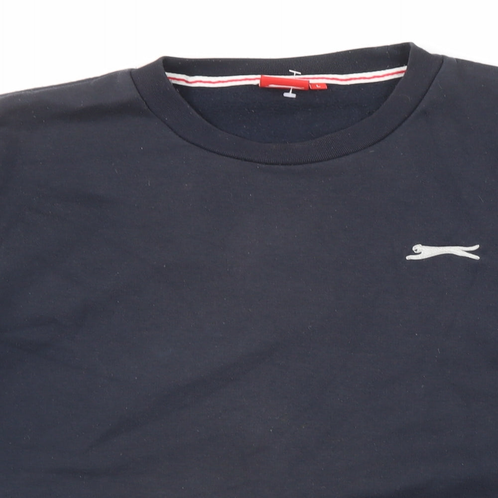 Mens UK Size L Slazenger Blue Pullover Sweatshirt