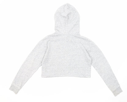 Womens UK Size XS Divided by H&M Grey Pullover Hoodie