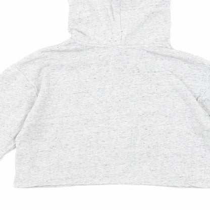 Womens UK Size XS Divided by H&M Grey Pullover Hoodie