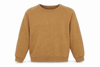 Zara Girls Brown Cotton Pullover Sweatshirt Size 10 Years Pullover