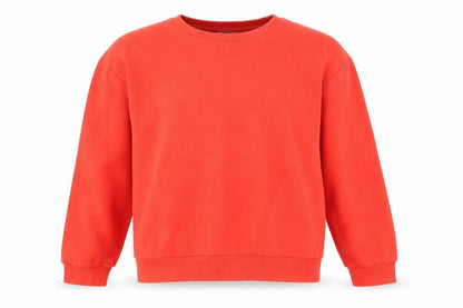 Zara Womens Red Cotton Pullover Sweatshirt Size S Pullover
