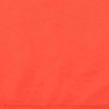 Zara Womens Red Cotton Pullover Sweatshirt Size S Pullover