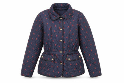 Womens UK Size 12 Monsoon Blue Quilted Coat
