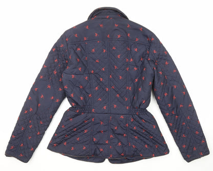 Womens UK Size 12 Monsoon Blue Quilted Coat