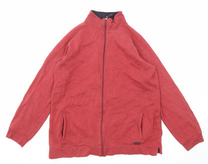 Aki Mens Red Jacket Size L Zip