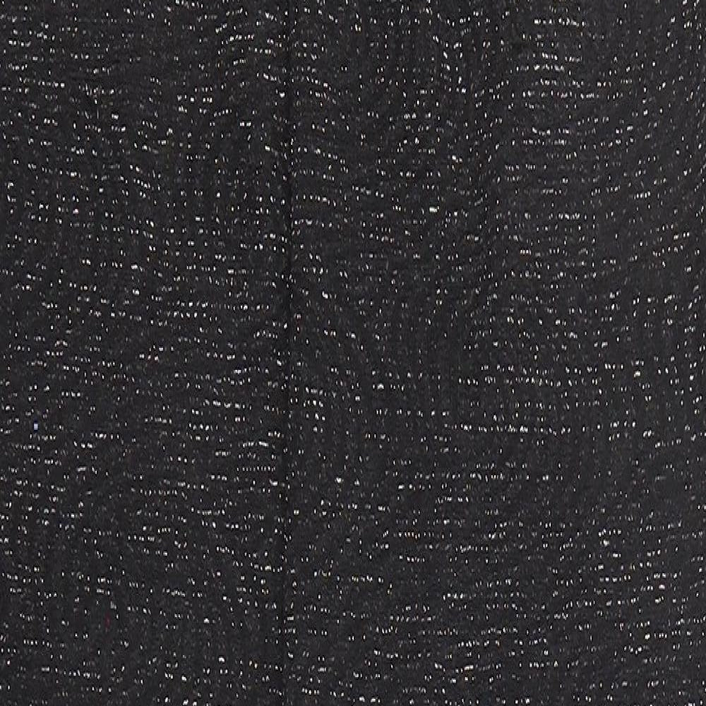 Womens UK Size S H&M Regular Fit Carrot Black Trousers