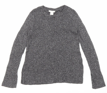 Womens UK Size 14 H&M Black Pullover Jumper