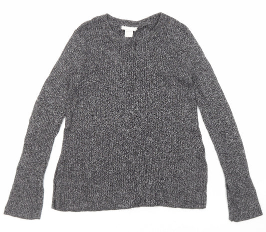 Womens UK Size 14 H&M Black Pullover Jumper