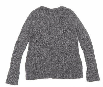 Womens UK Size 14 H&M Black Pullover Jumper