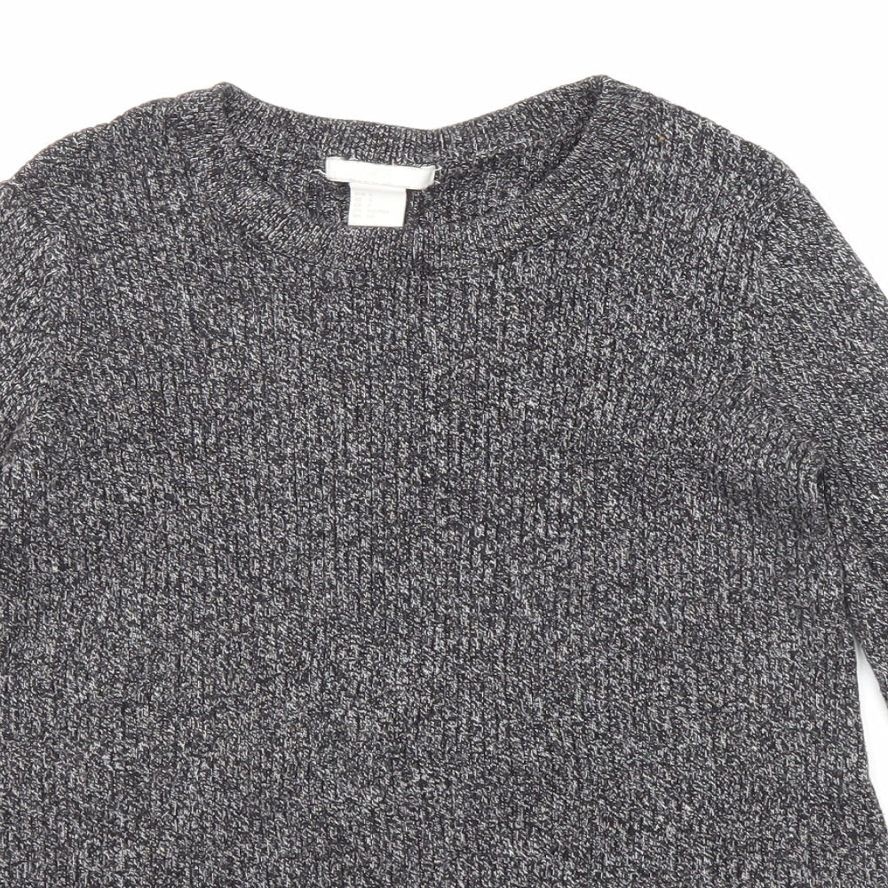 Womens UK Size 14 H&M Black Pullover Jumper