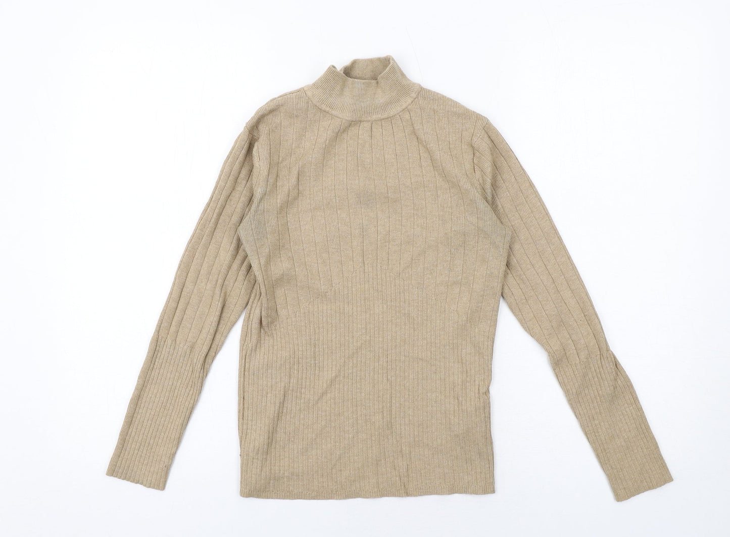 Womens UK Size 8 Marks and Spencer Beige Pullover Jumper