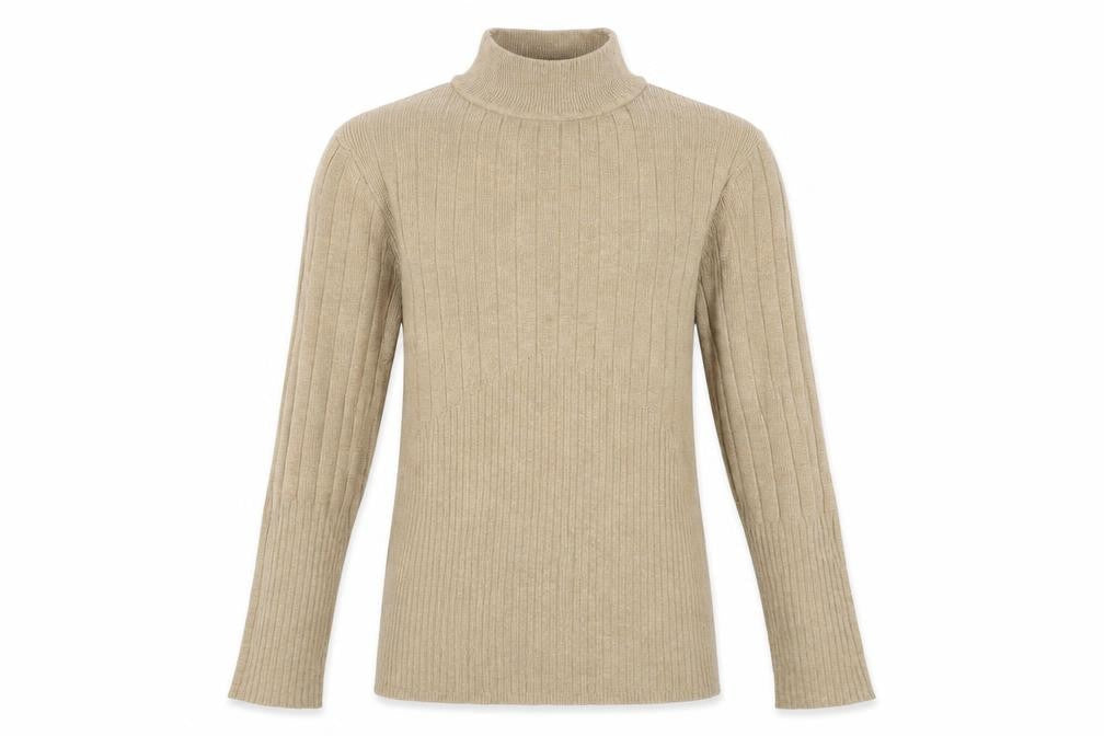 Womens UK Size 8 Marks and Spencer Beige Pullover Jumper