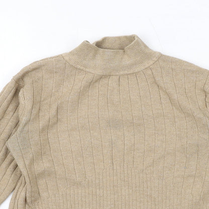 Womens UK Size 8 Marks and Spencer Beige Pullover Jumper