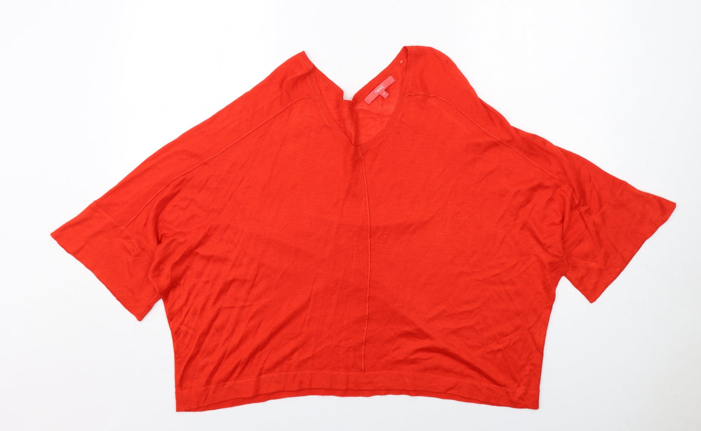 Womens UK Size M NEXT Orange Pullover Jumper
