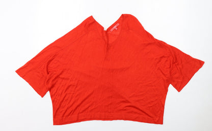 Womens UK Size M NEXT Orange Pullover Jumper