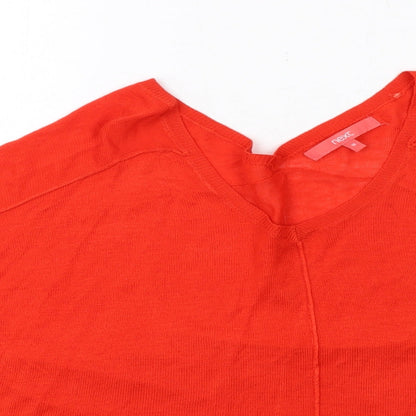 Womens UK Size M NEXT Orange Pullover Jumper