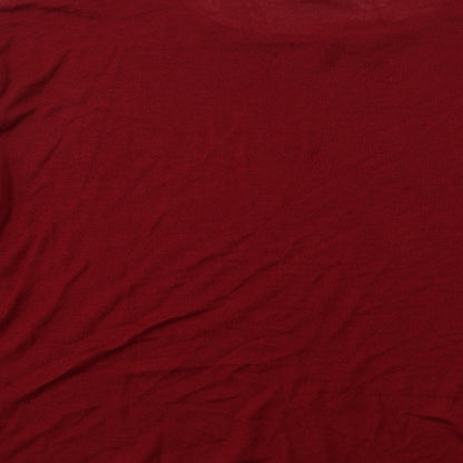 Womens UK Size S H&M Red Pullover Jumper