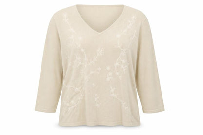 Womens UK Size 16 BHS Beige Pullover Jumper