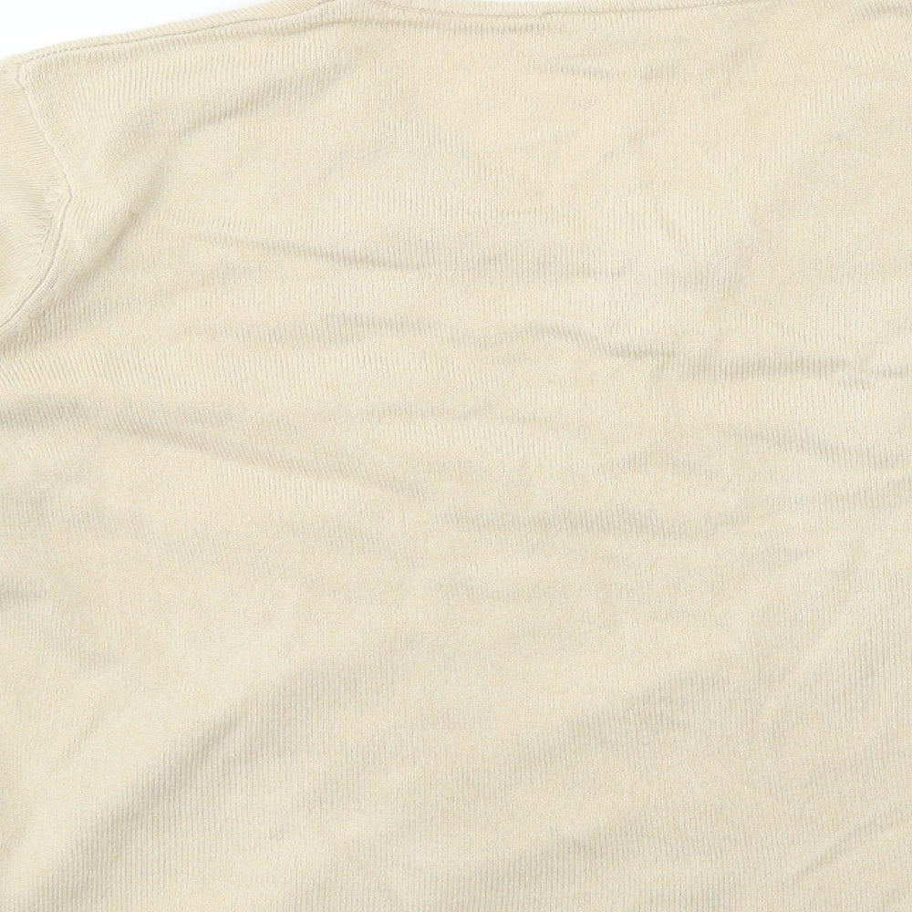 Womens UK Size 16 BHS Beige Pullover Jumper