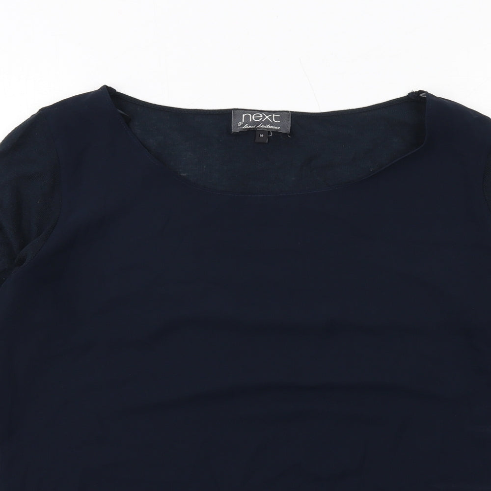 Womens UK Size 10 NEXT Blue Pullover Jumper