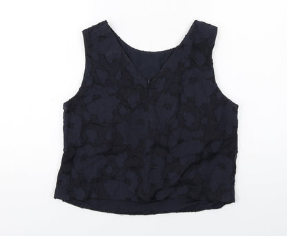 Womens UK Size 12 Marks and Spencer Blue Basic Tank