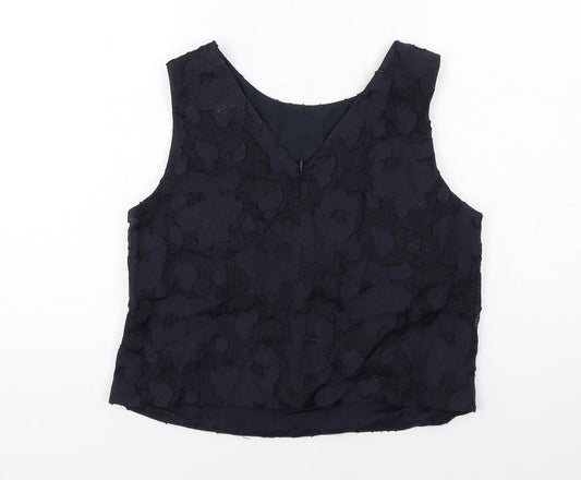 Womens UK Size 12 Marks and Spencer Blue Basic Tank