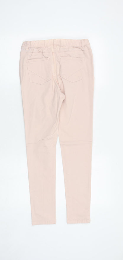 NEXT Girls Pink Cotton Jegging Jeans Size 13 Years Regular