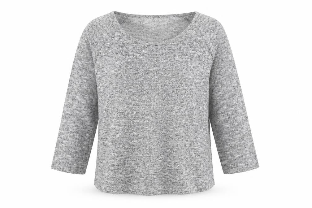 Womens UK Size L Oasis Grey Basic Blouse