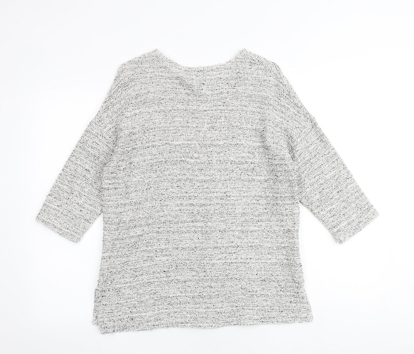 Womens UK Size S H&M Grey Basic Blouse