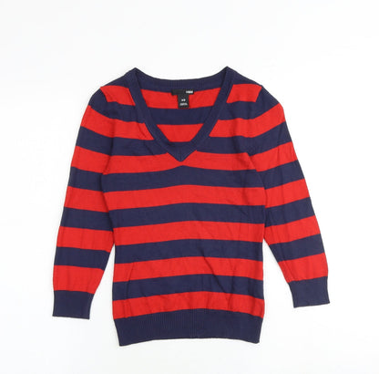 Womens UK Size XS H&M Multicoloured Pullover Jumper