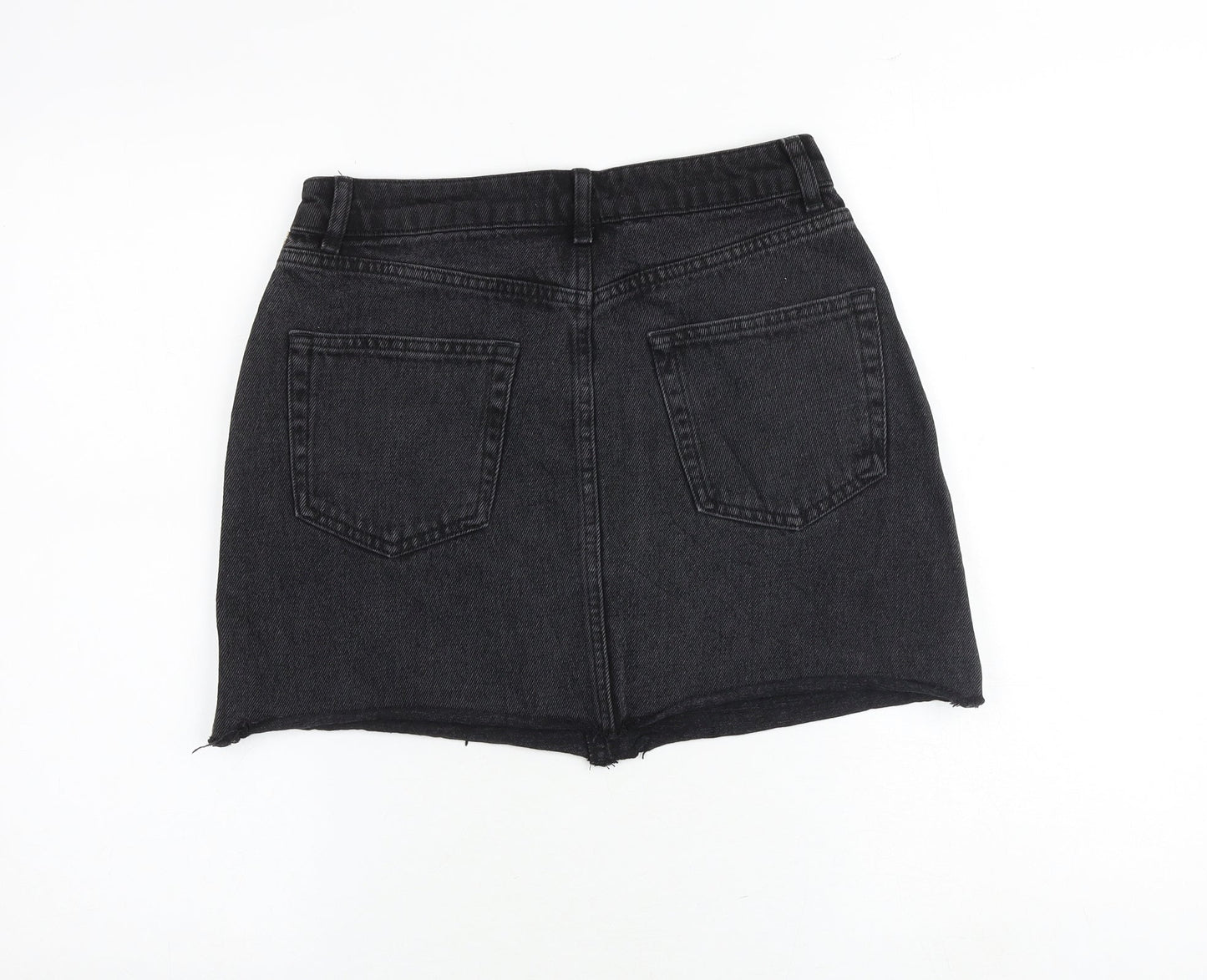 Womens UK Size 10 Denim & Co. Mini Denim Skirt