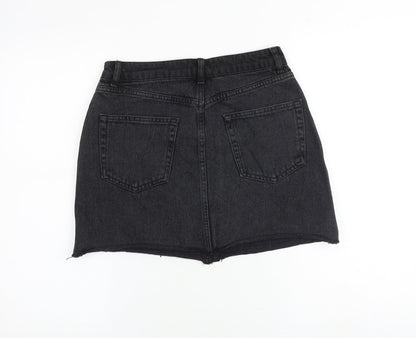 Womens UK Size 10 Denim & Co. Mini Denim Skirt