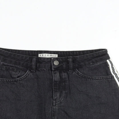 Womens UK Size 10 Denim & Co. Mini Denim Skirt