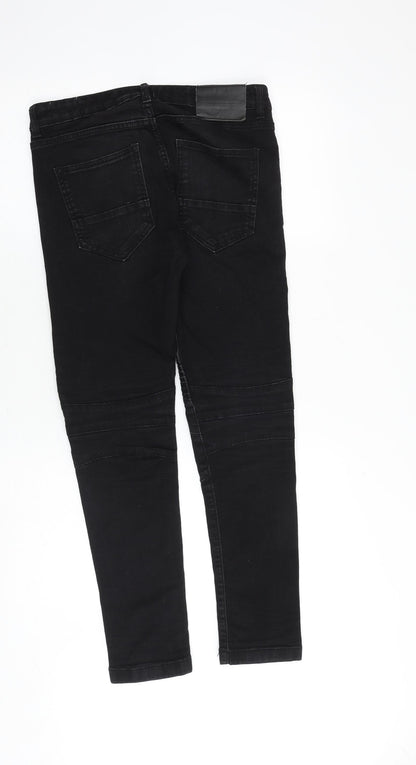 Denim & Co. Mens Black Cotton Skinny Jeans Size 30 in Slim Zip