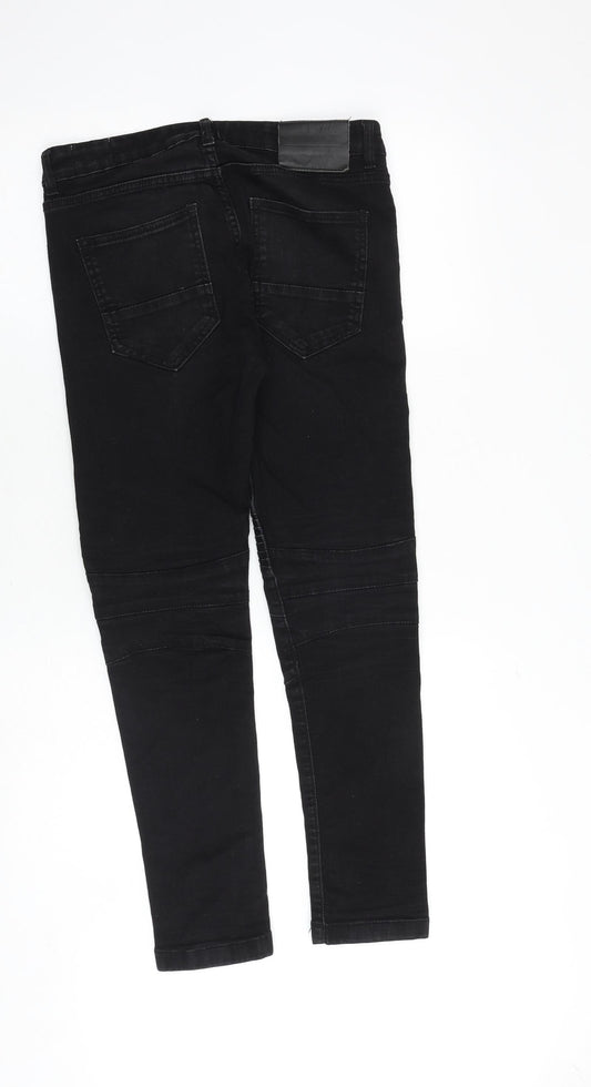 Denim & Co. Mens Black Cotton Skinny Jeans Size 30 in Slim Zip