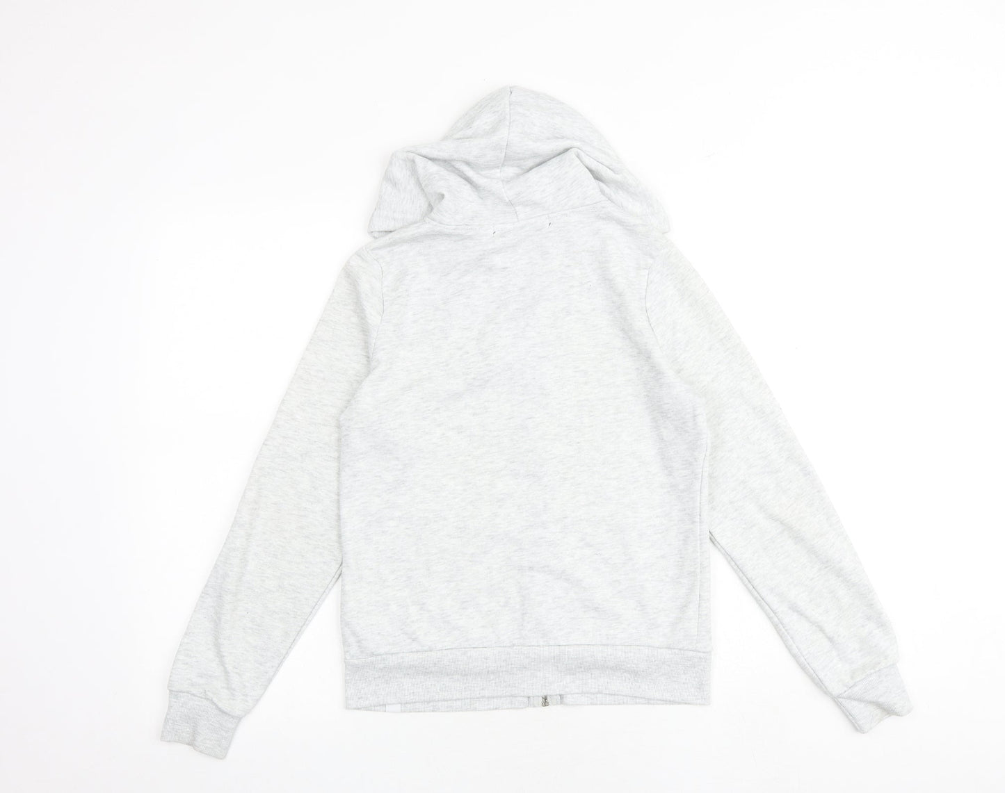 FB sister Womens Grey Cotton Full Zip Hoodie Size XS Zip