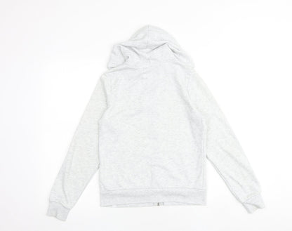 FB sister Womens Grey Cotton Full Zip Hoodie Size XS Zip