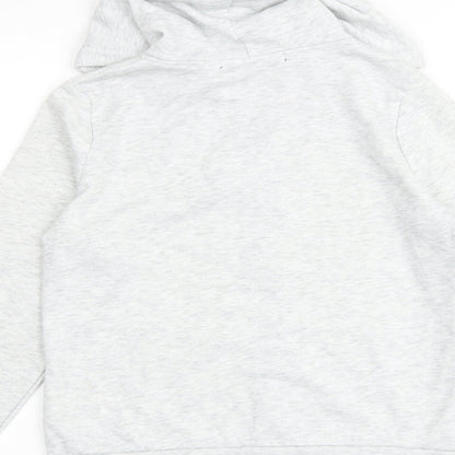 FB sister Womens Grey Cotton Full Zip Hoodie Size XS Zip