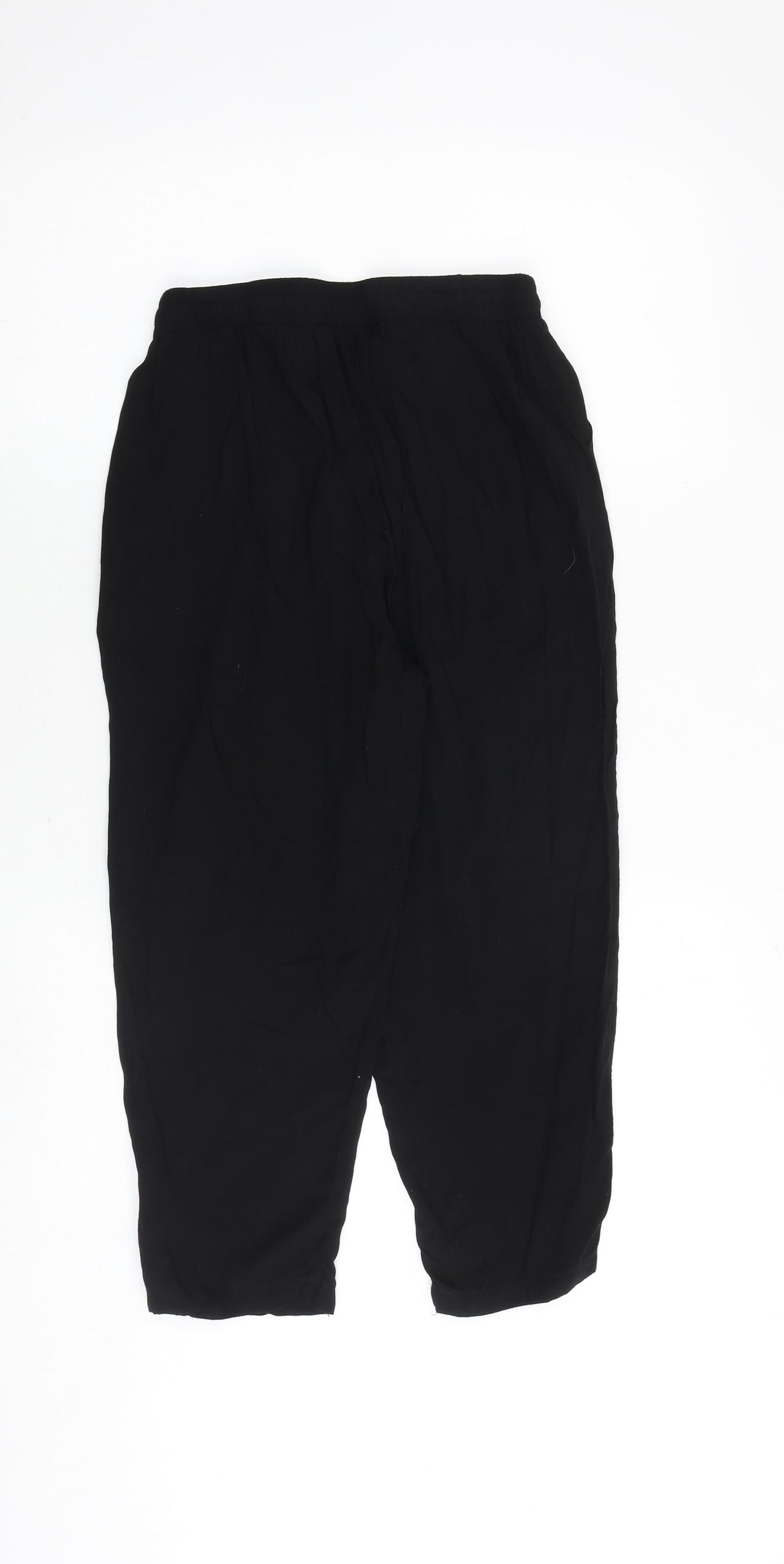 Womens UK Size 8 PRETTYLITTLETHING Regular Fit  Black Trousers