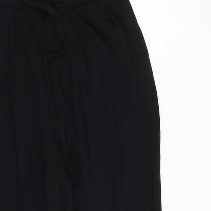 Womens UK Size 8 PRETTYLITTLETHING Regular Fit  Black Trousers