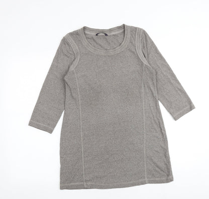 Womens UK Size 12 Marks and Spencer Grey Basic Blouse