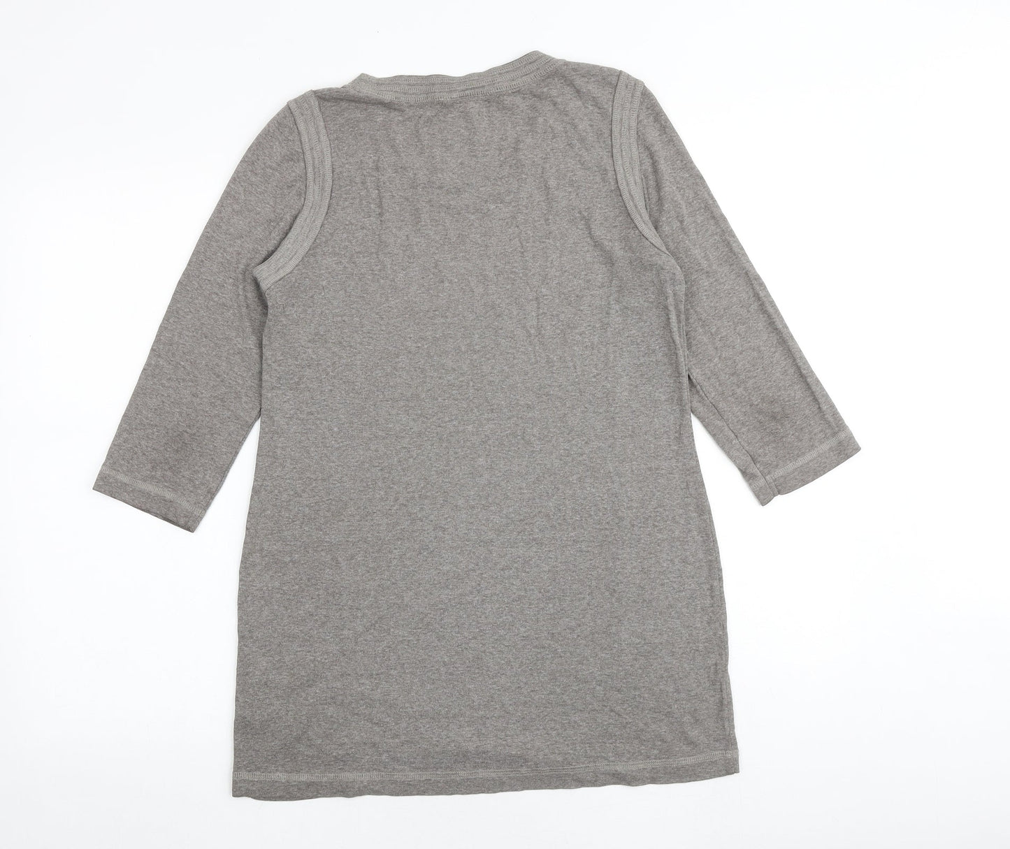 Womens UK Size 12 Marks and Spencer Grey Basic Blouse