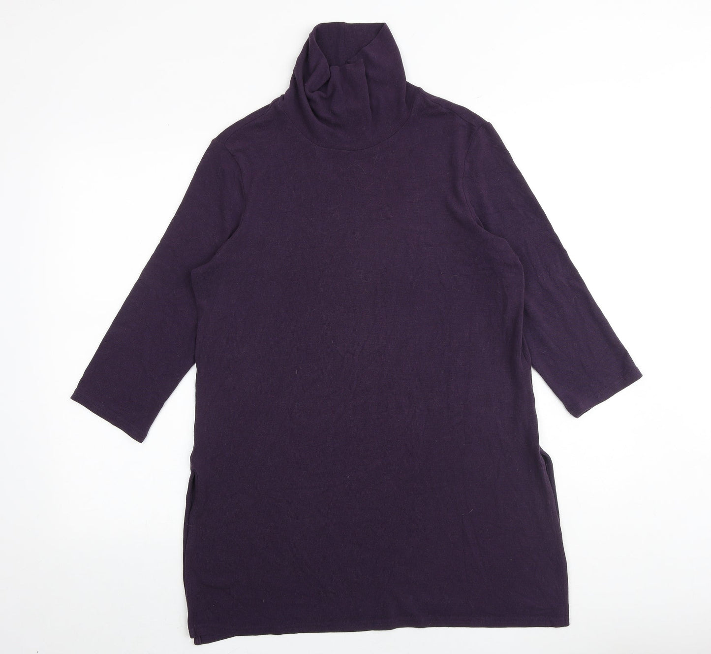 Womens UK Size 14 Marks and Spencer Purple Pullover Jumper